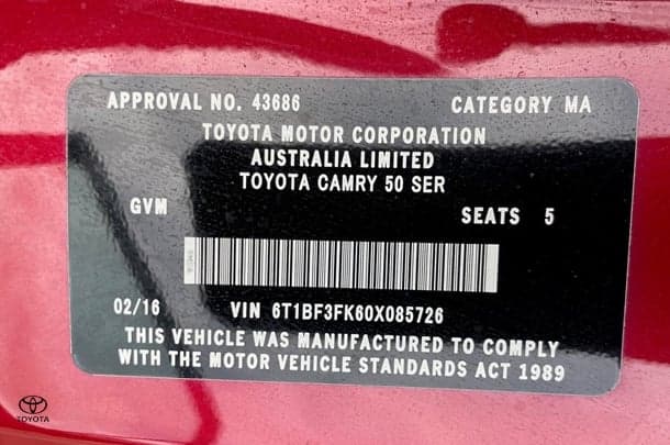 2016 Toyota Camry Atara S image 17
