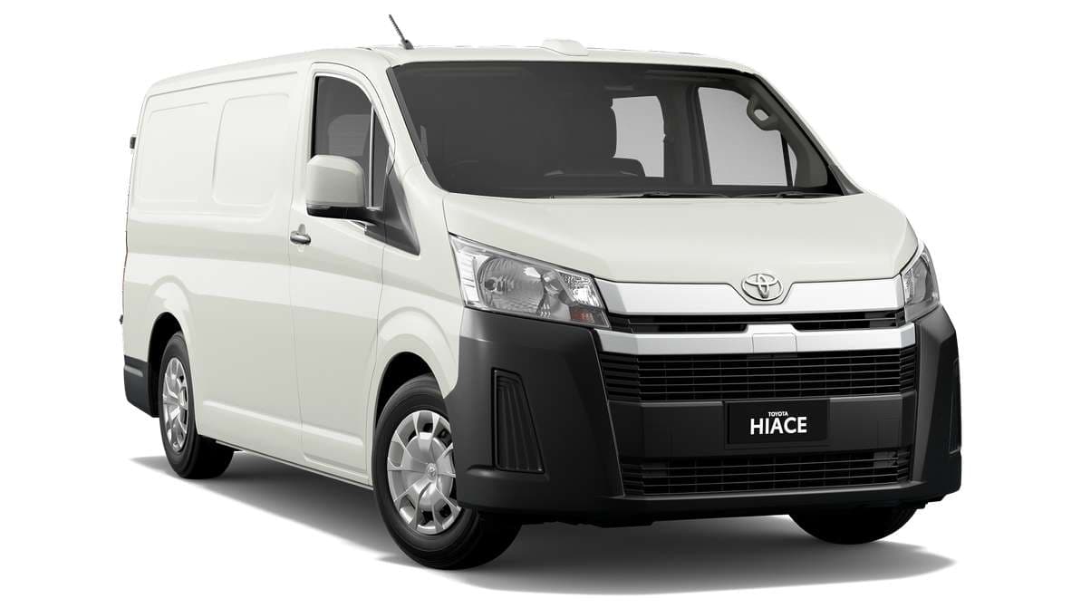 2024 Toyota HiAce Long Wheelbase Van 4 door option and rear barn doors image 1