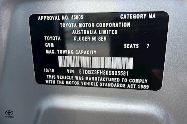 2018 Toyota Kluger GXL image 19