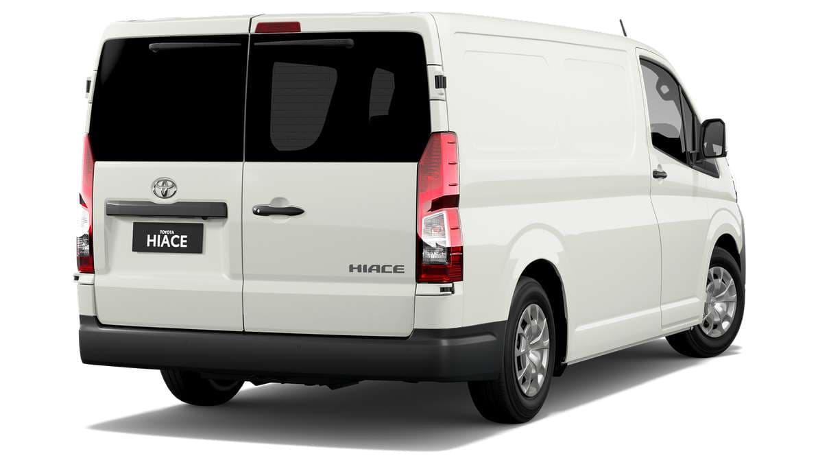 2024 Toyota HiAce Long Wheelbase Van 4 door option and rear barn doors image 3