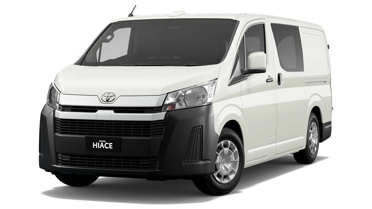 2024 Toyota HiAce Long Wheelbase Van 4 door option and rear barn doors image 4