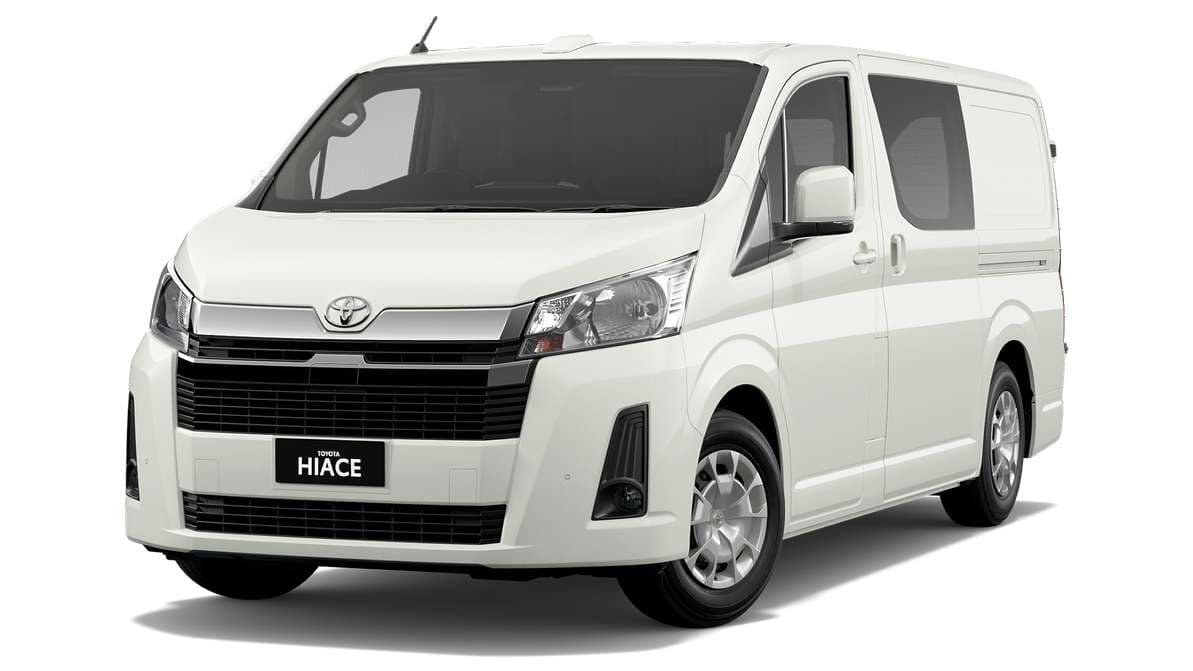 2024 Toyota HiAce Long Wheelbase Van Rear barn doors image 4