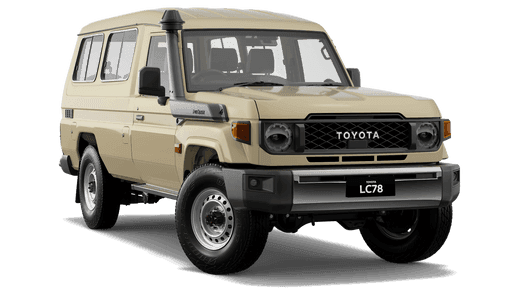 2024 Toyota LandCruiser 78 GXL Troop Carrier Differential Locks option