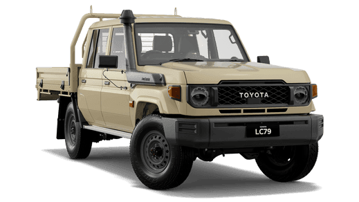 2024 Toyota LandCruiser 79 WorkMate Double-Cab Cab-Chassis Differential Locks option