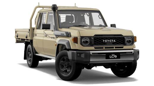 2024 Toyota LandCruiser 79 GXL Double-Cab Cab-Chassis Differential Locks option