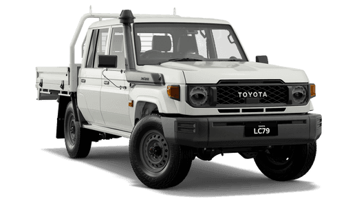 2024 Toyota LandCruiser 79 WorkMate Double-Cab Cab-Chassis Differential Locks option