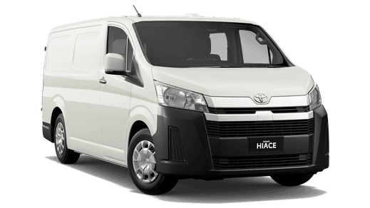 2024 Toyota HiAce Long Wheelbase Van 4 door option and rear barn doors