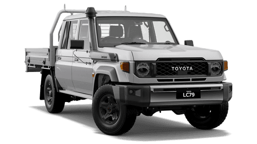 2024 Toyota LandCruiser 79 GXL Double-Cab Cab-Chassis Differential Locks option